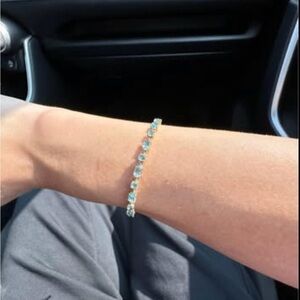 Elegant Blue Tennis Bracelet